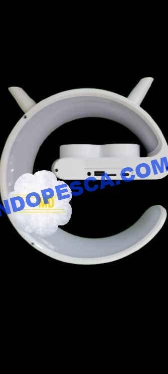 Parlante G, radio FM , cargador, reloj, alarma, luces LED, Bluetooth. - Imagen 4