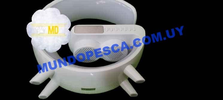 Parlante G, radio FM , cargador, reloj, alarma, luces LED, Bluetooth.