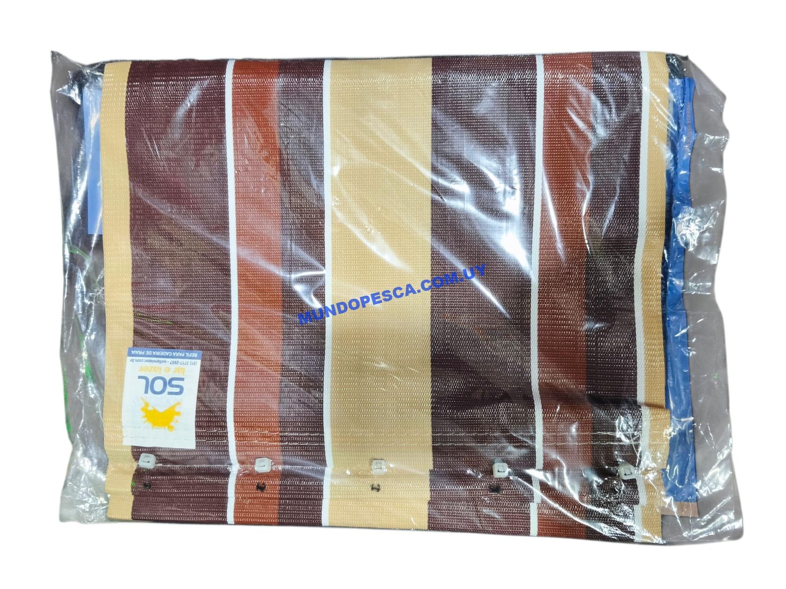 Repuesto de tejido plástico para silla plegable con precintos - Imagen 7