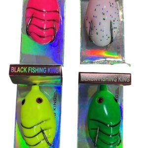 Señuelo tipo rana de superficie anti-enganche – Black Fishing King