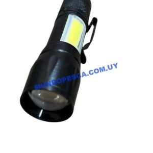 Linterna LED portátil recargable tipo COB
