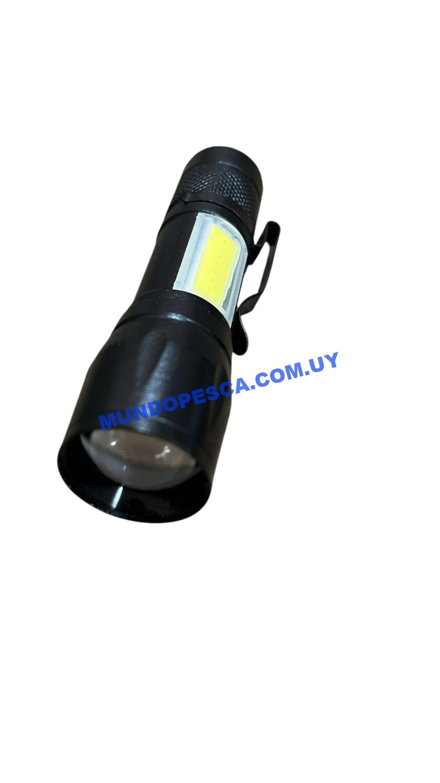 Linterna LED portátil recargable tipo COB