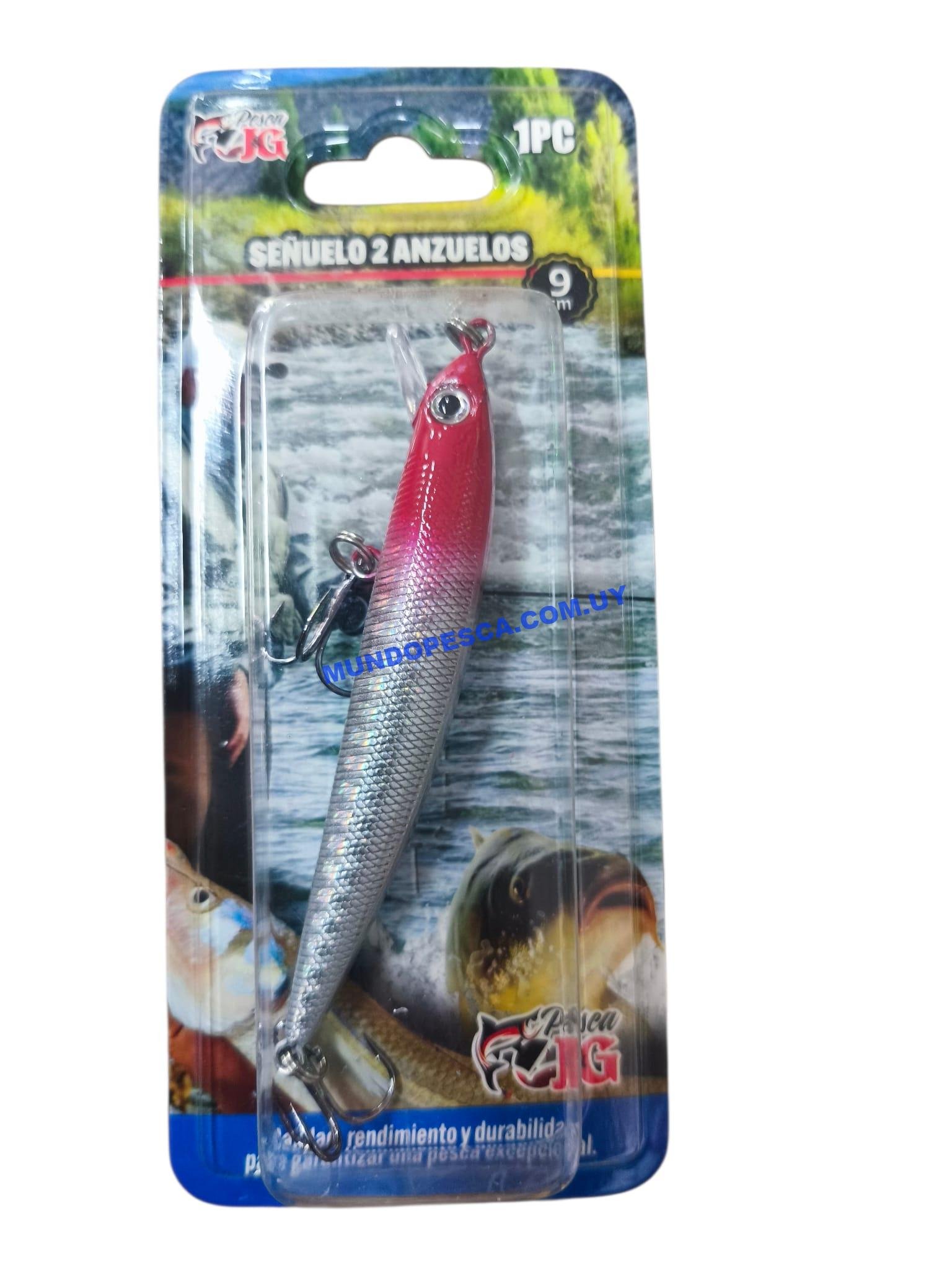 Señuelo de media agua 9 cm doble gancho - Imagen 3