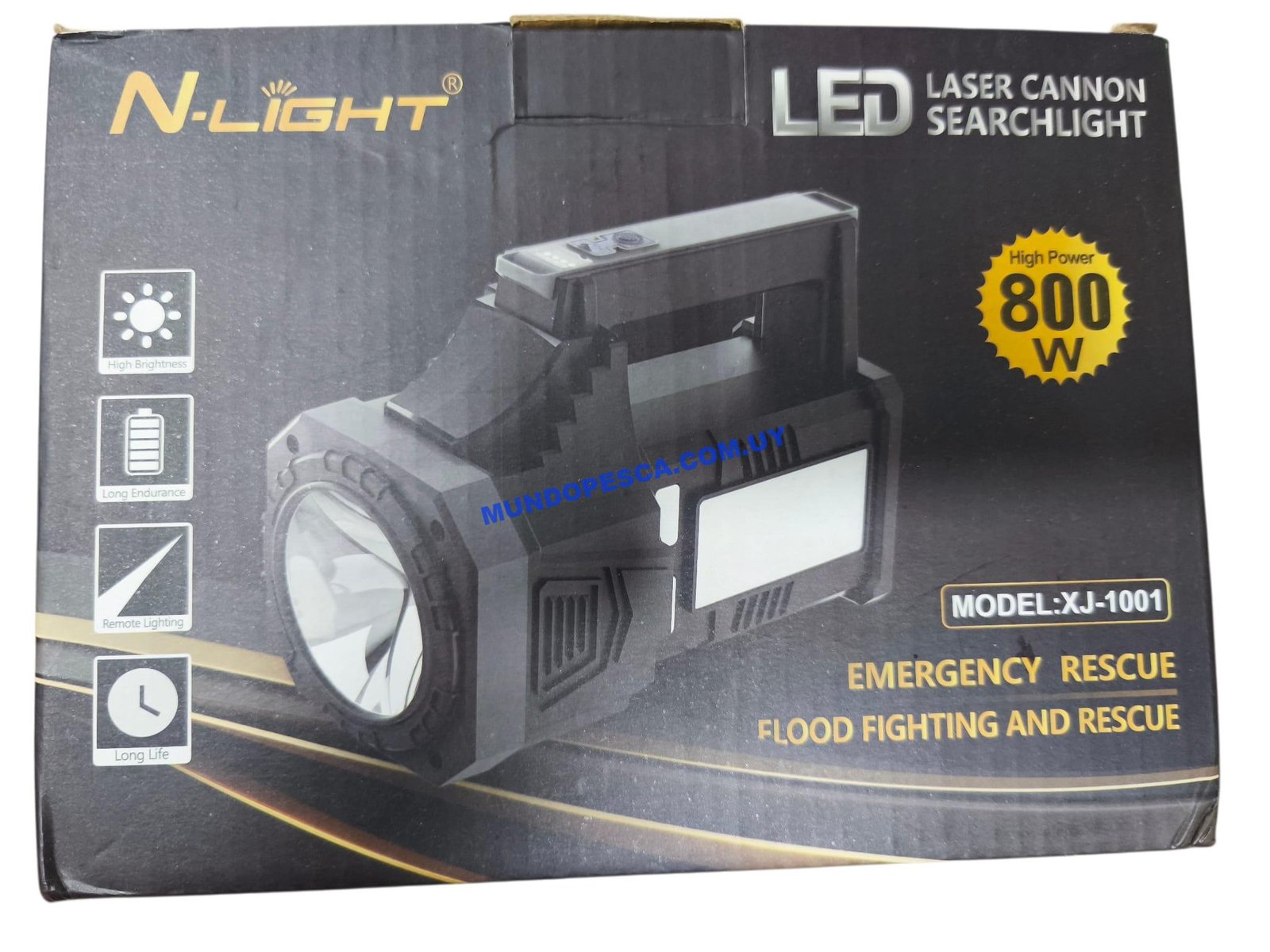 Linterna LED Recargable N-LIGHT – Alta Potencia (Emergencias y Rescate) - Imagen 6
