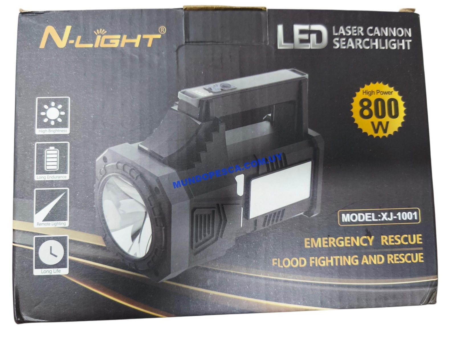 Linterna LED Recargable N-LIGHT – Alta Potencia (Emergencias y Rescate) - Imagen 6