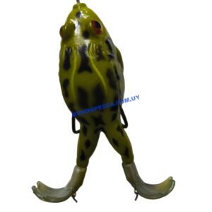 Señuelo Rana Antienganche de Superficie con Patas Giratorias