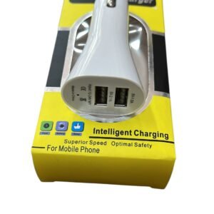Cargador para auto USB doble – Carga inteligente