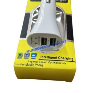 Cargador para auto USB doble – Carga inteligente