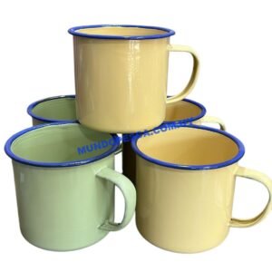 Taza esmaltada resistente – Ideal camping y outdoor