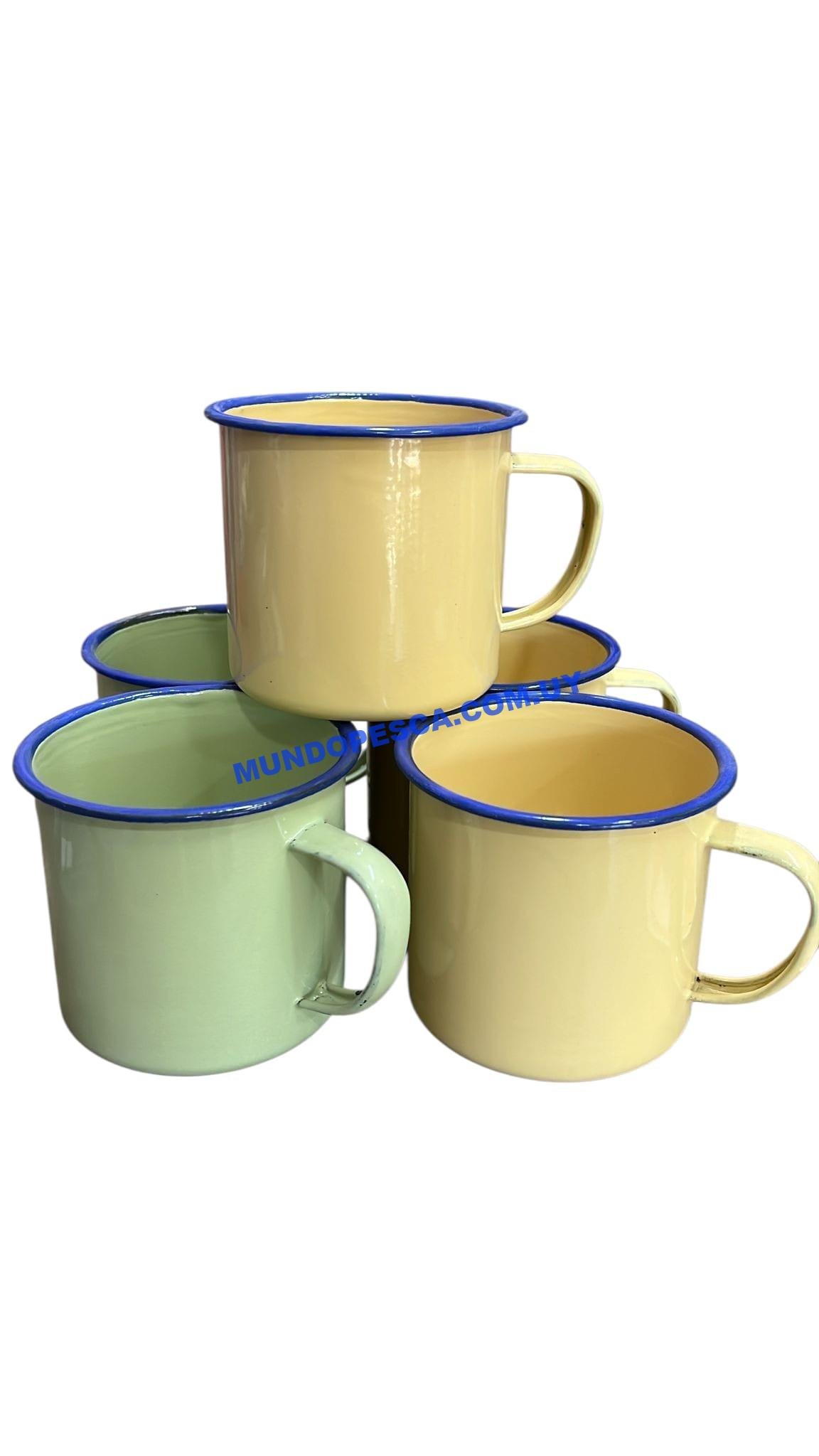 Taza esmaltada resistente – Ideal camping y outdoor