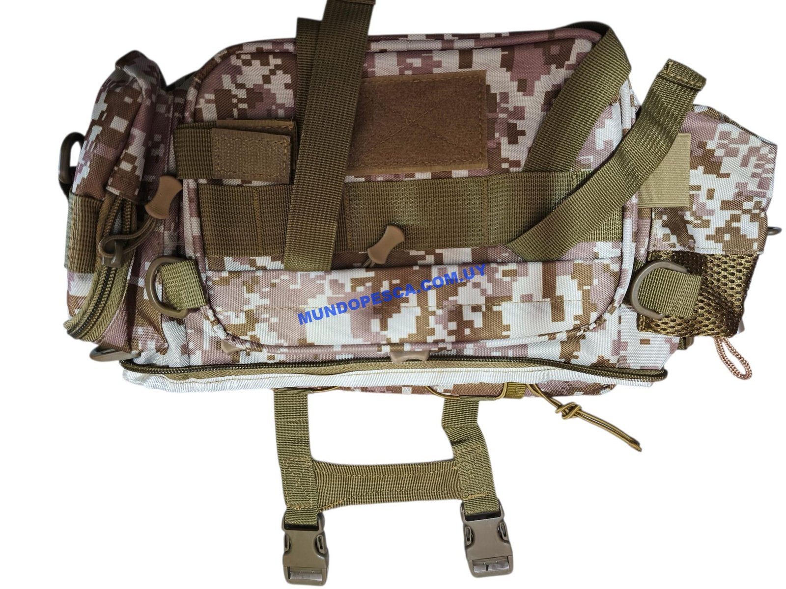Bolso Táctico Camuflado 40x20x13 cm – Multiuso para Pesca y Camping - Imagen 6