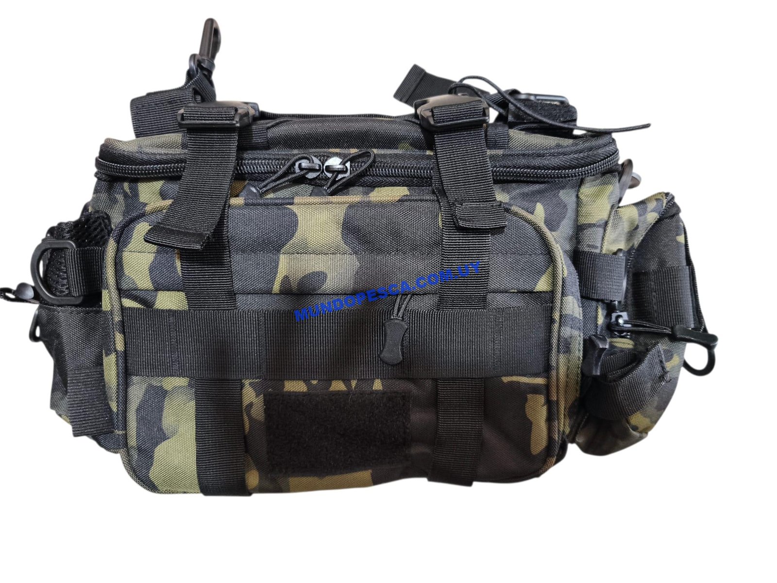 Bolso Táctico Camuflado 40x20x13 cm – Multiuso para Pesca y Camping