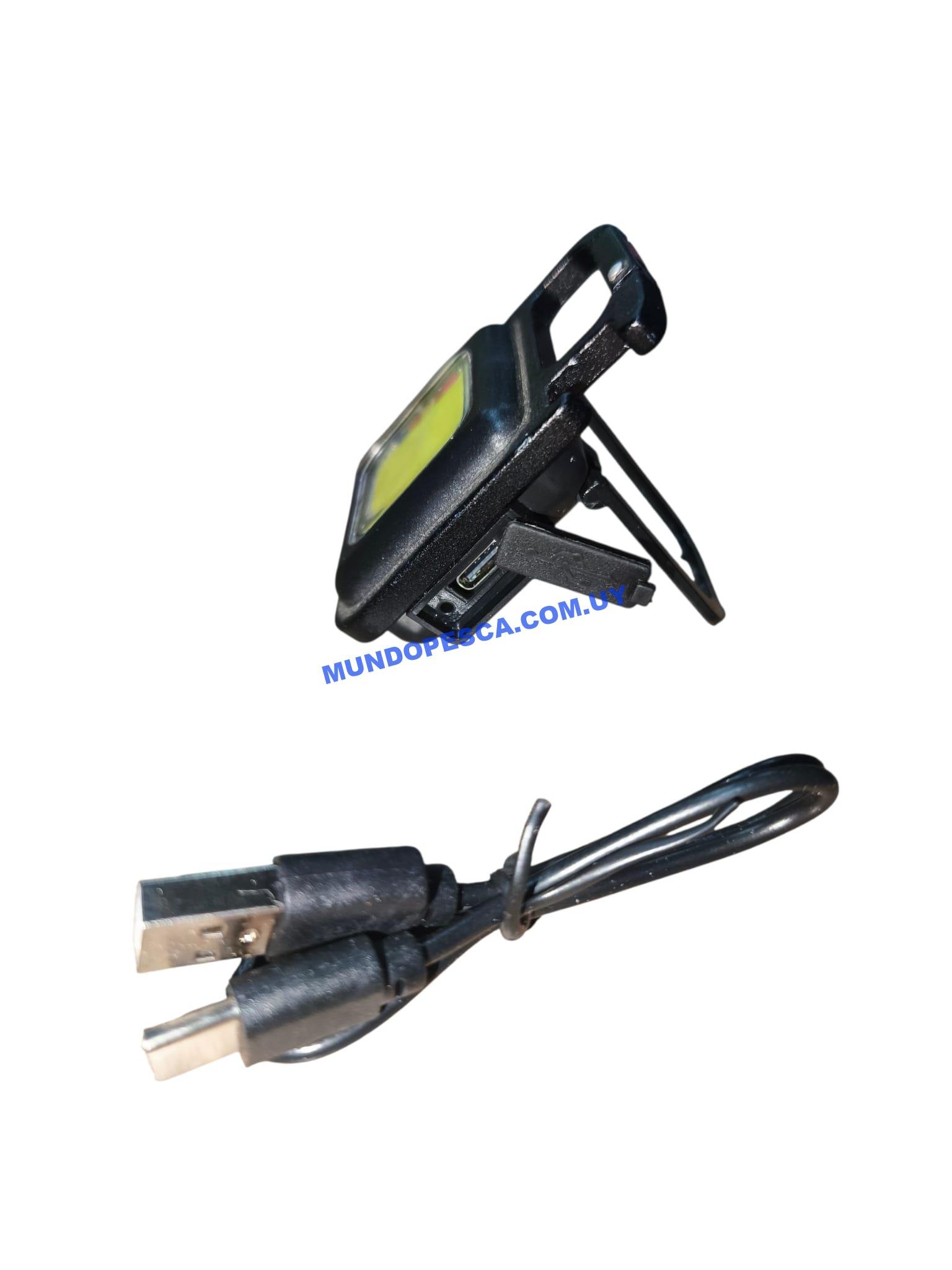 Linterna LED COB Recargable USB con Imán – 3 Modos de Luz - Imagen 2