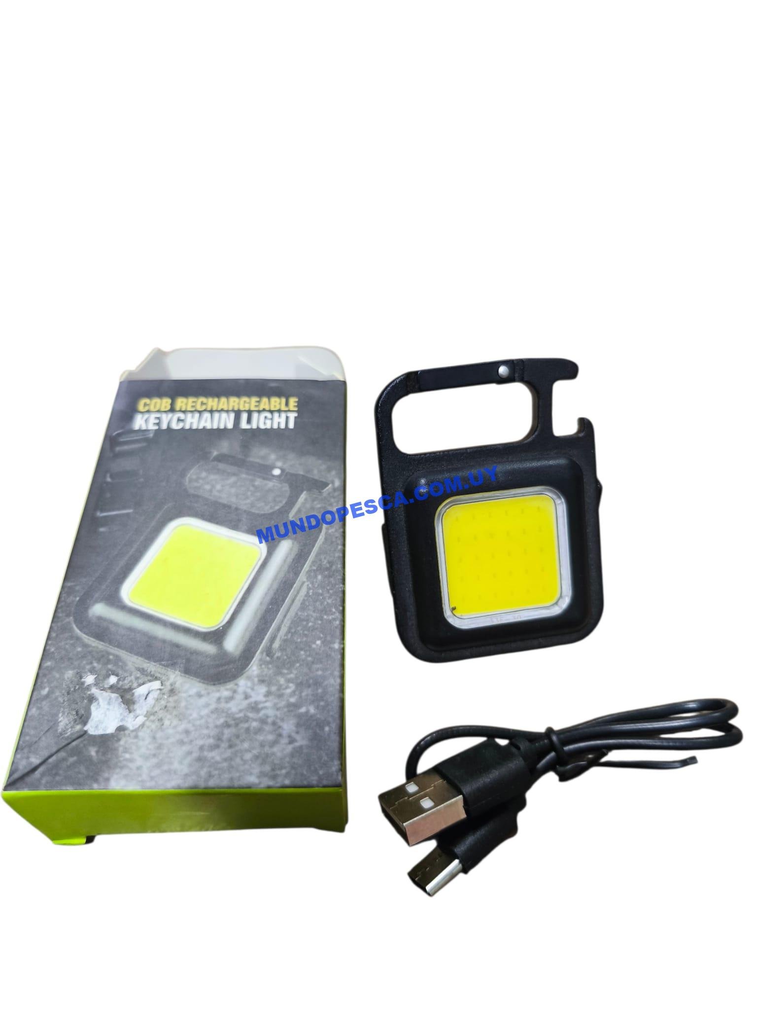 Linterna LED COB Recargable USB con Imán – 3 Modos de Luz