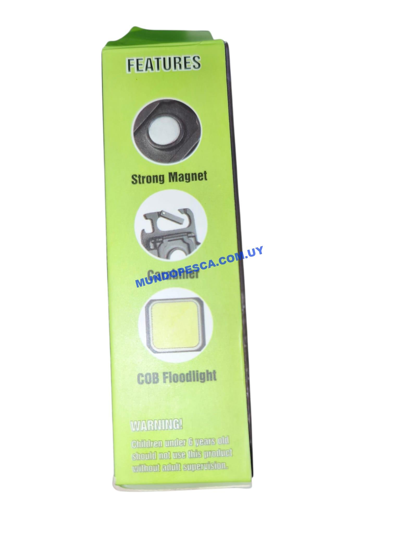 Linterna LED COB Recargable USB con Imán – 3 Modos de Luz - Imagen 4