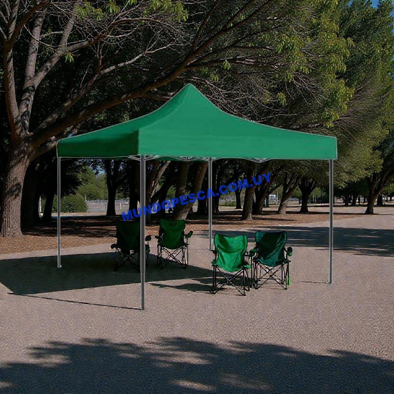 Gazebo Plegable 3x3 Metros Impermeable – Altura Regulable – Estructura Reforzada