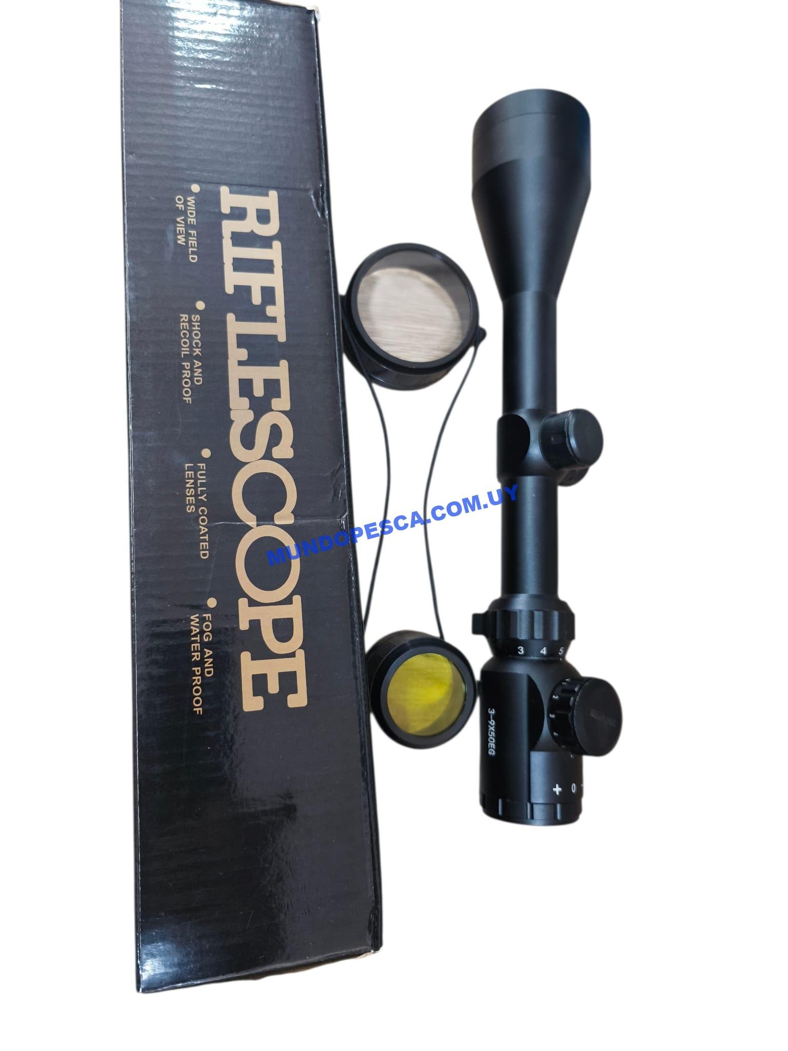 Mira Telescópica 3-9x50EG con Retícula Iluminada Roja/Verde + Soportes de Montaje