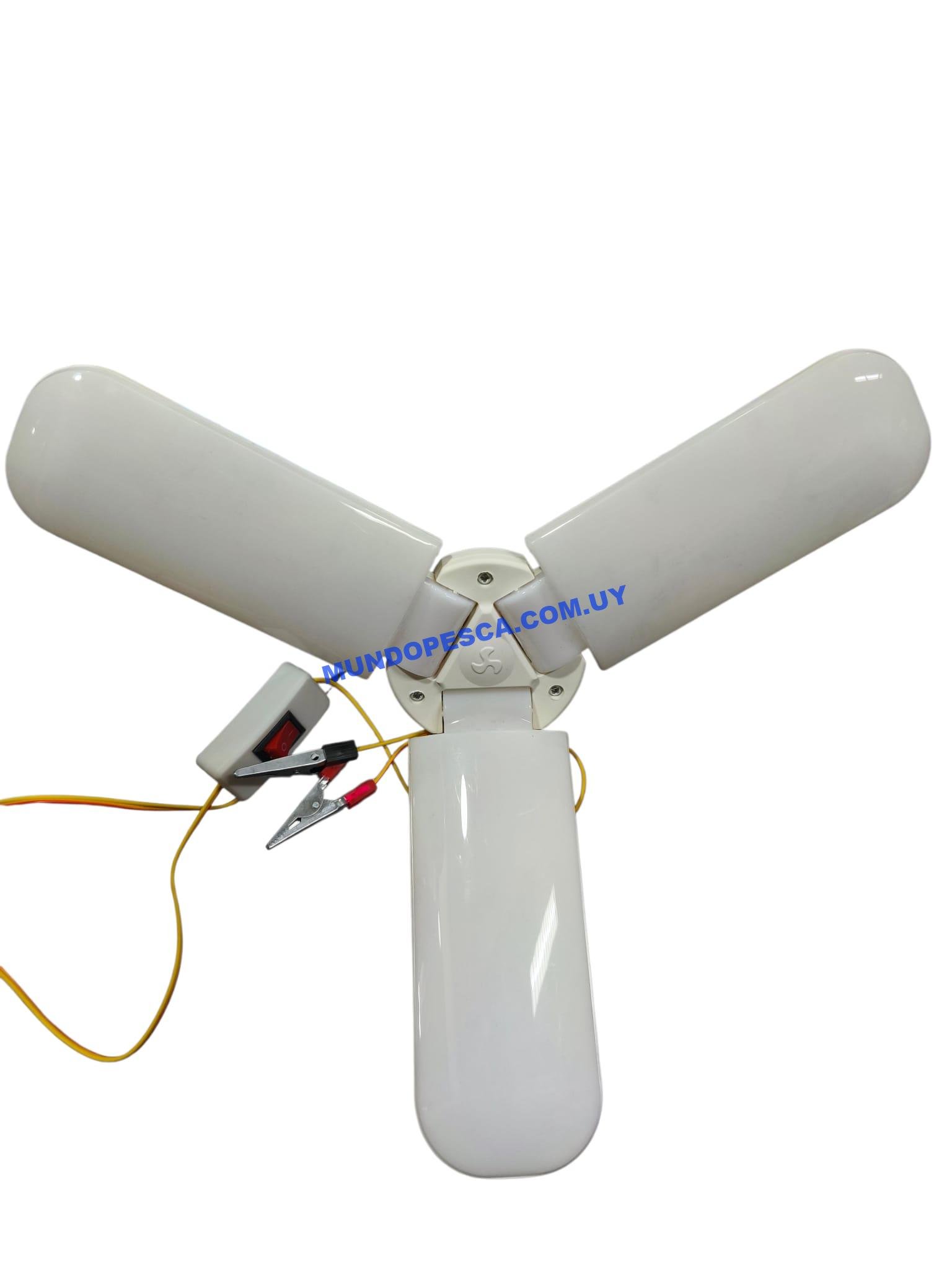 Lámpara LED Plegable 3 Aspas 36W 12V Alta Potencia - Imagen 2