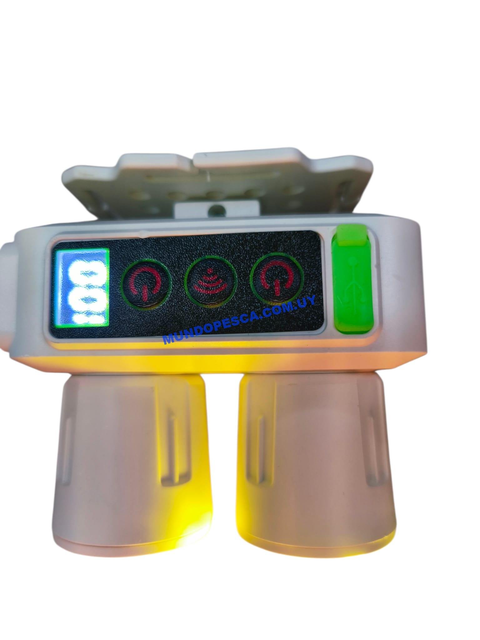 Linterna Frontal LED Recargable con Sensor CX-6160 – Luz Fría y Cálida - Imagen 2