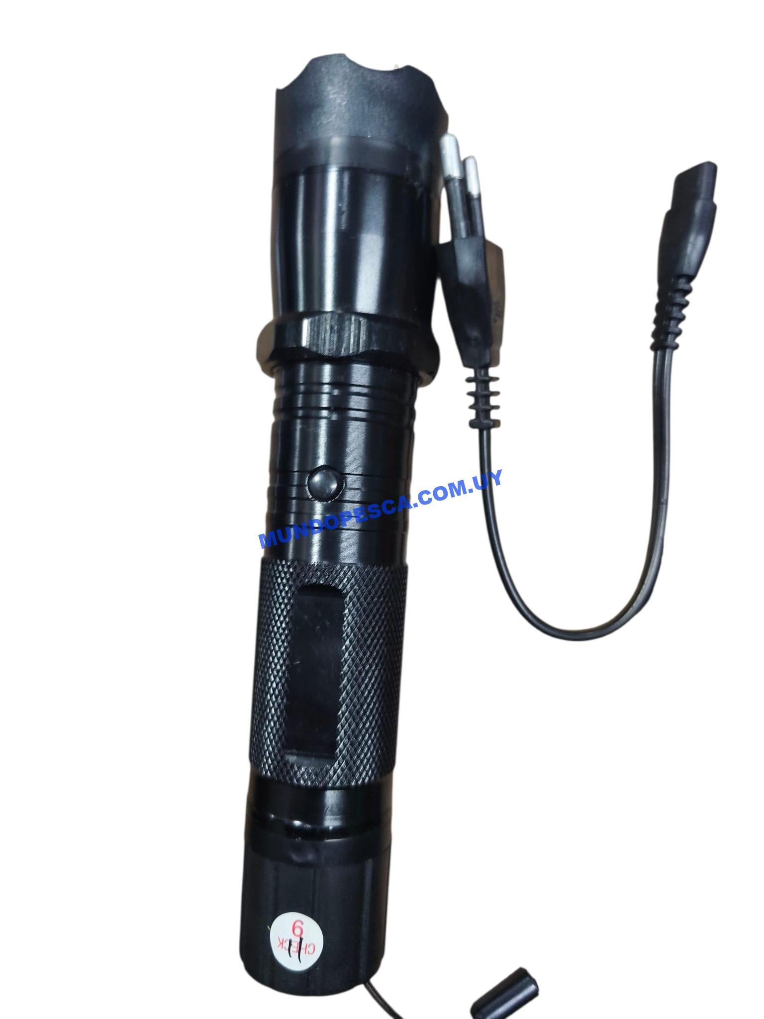 Linterna Recargable LED Alta Potencia Con Funda - Imagen 3