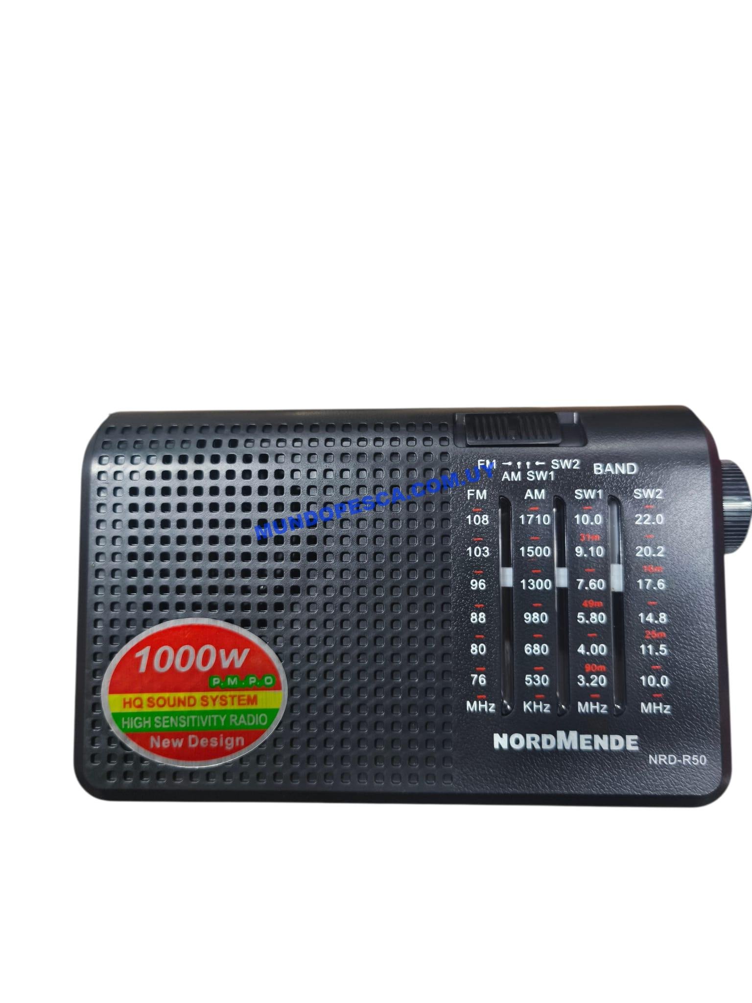 Radio Portátil AM FM SW Nordmende R50 Recargable