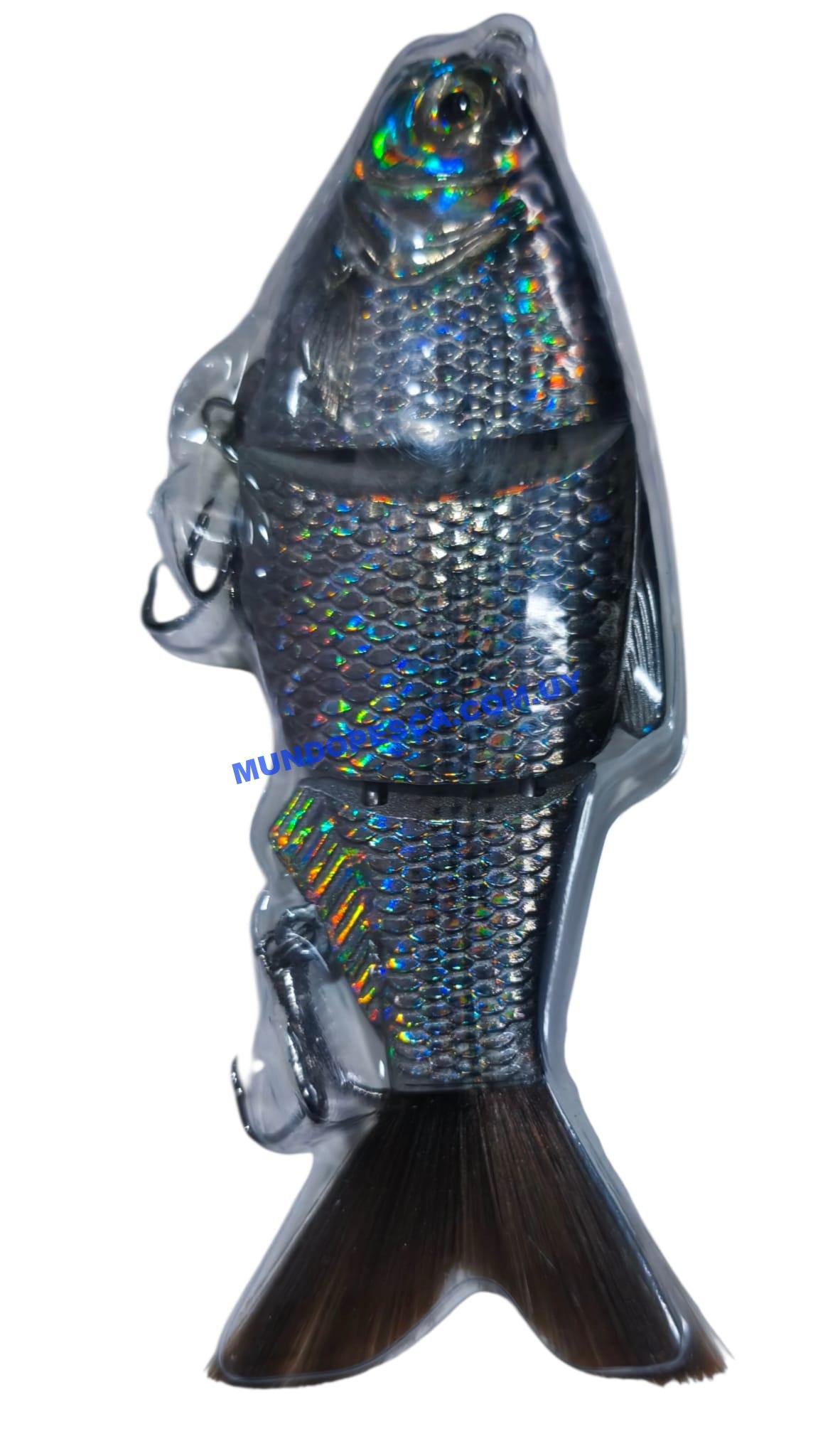 Señuelo Articulado Grande 19cm Tipo Pez Tararira - Imagen 2