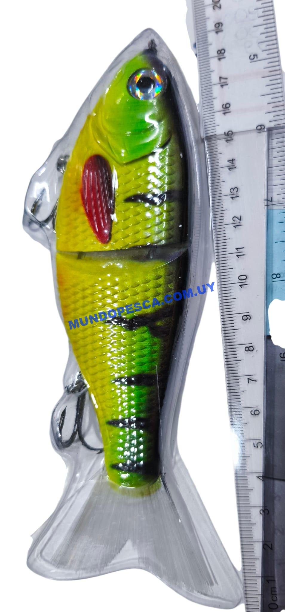 Señuelo Articulado Grande 19cm Tipo Pez Tararira - Imagen 3