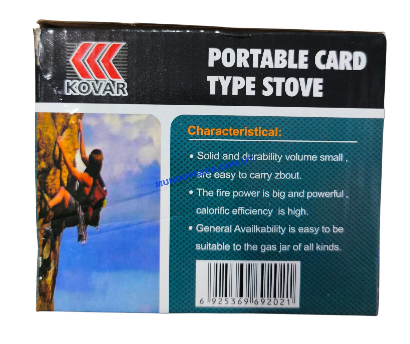 Cocina portátil a gas para camping Kovar K-202 - Imagen 6