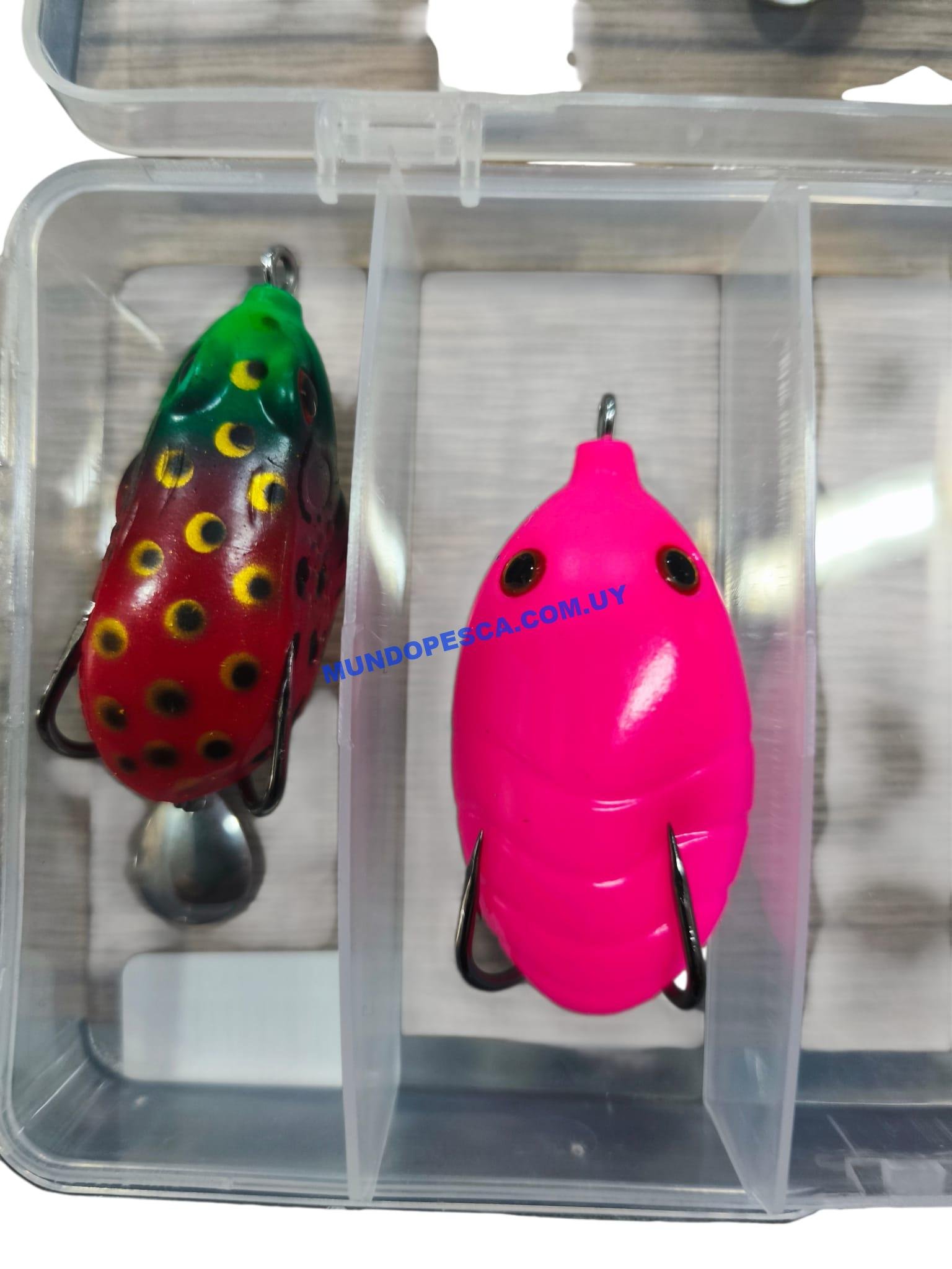 Kit Señuelos Antienganche Tipo Rana x5 - Imagen 3