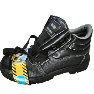 Bota de Trabajo Negra Rock Golden LH-1422 con Puntera