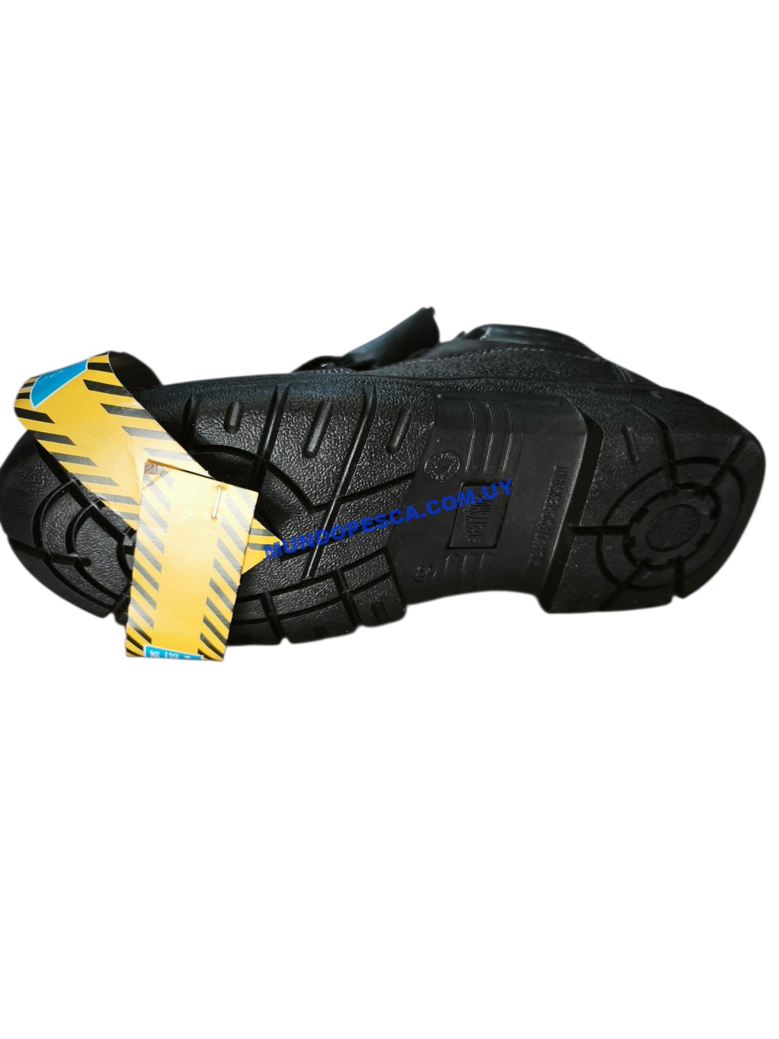 Bota de Trabajo Negra Rock Golden LH-1422 con Puntera - Imagen 3
